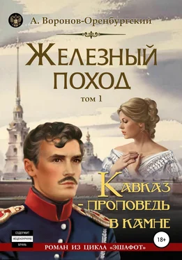 Андрей Воронов-Оренбургский Железный поход. Том 1. Кавказ – проповедь в камне обложка книги