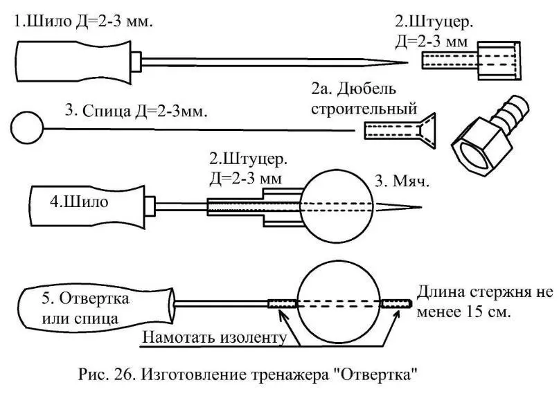 На тренажере отвертка вы можете пользоваться накладками со сцеплением - фото 24