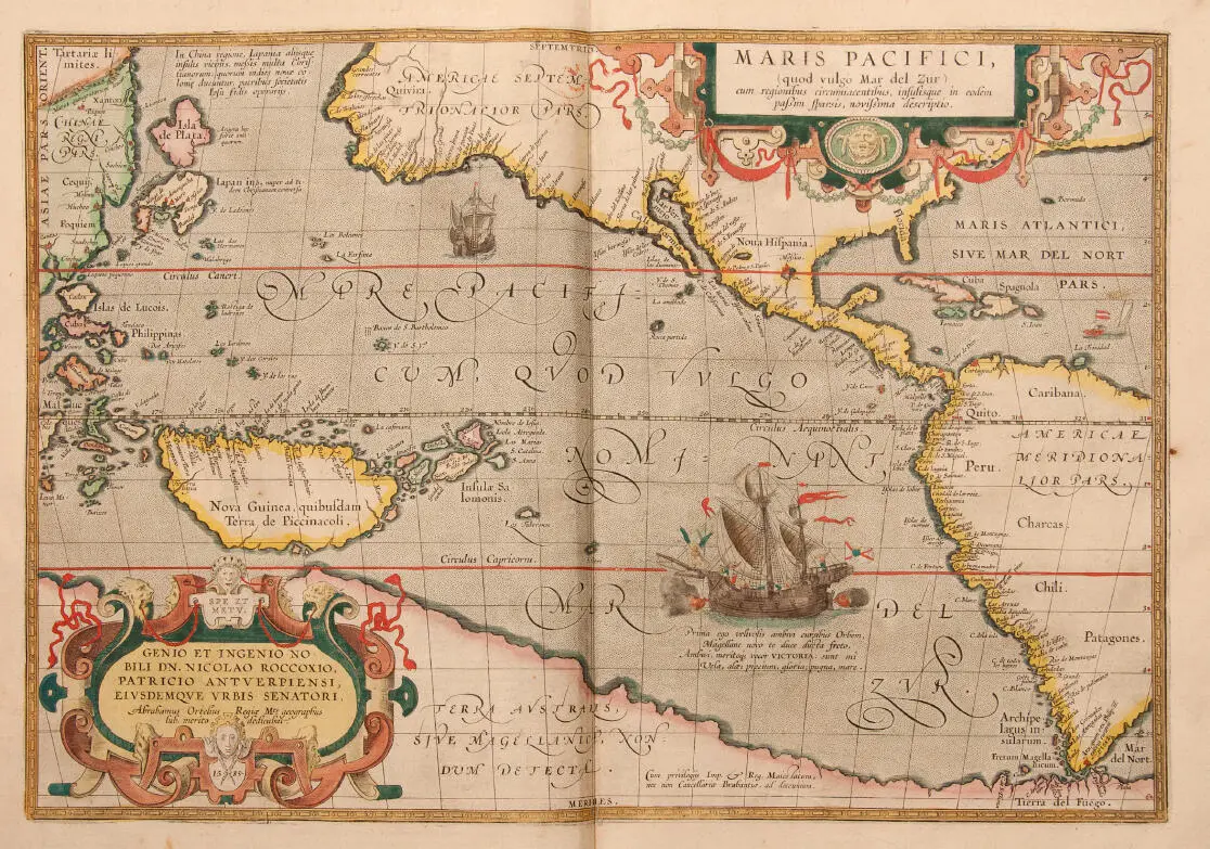 Imagen 9 Maris Pacifici Abraham Ortelius 1589 edición de 1612 cortesía - фото 32