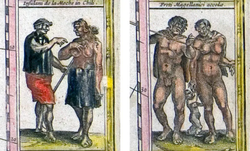 Imagen 7Detalles del mapa Americae Nova Tabula William Blaeu 1630 cortesía - фото 30