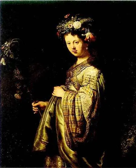 Рембрандт ван Рейн Флора 1634 г Государственный Эрмитаж СанктПетербург - фото 122