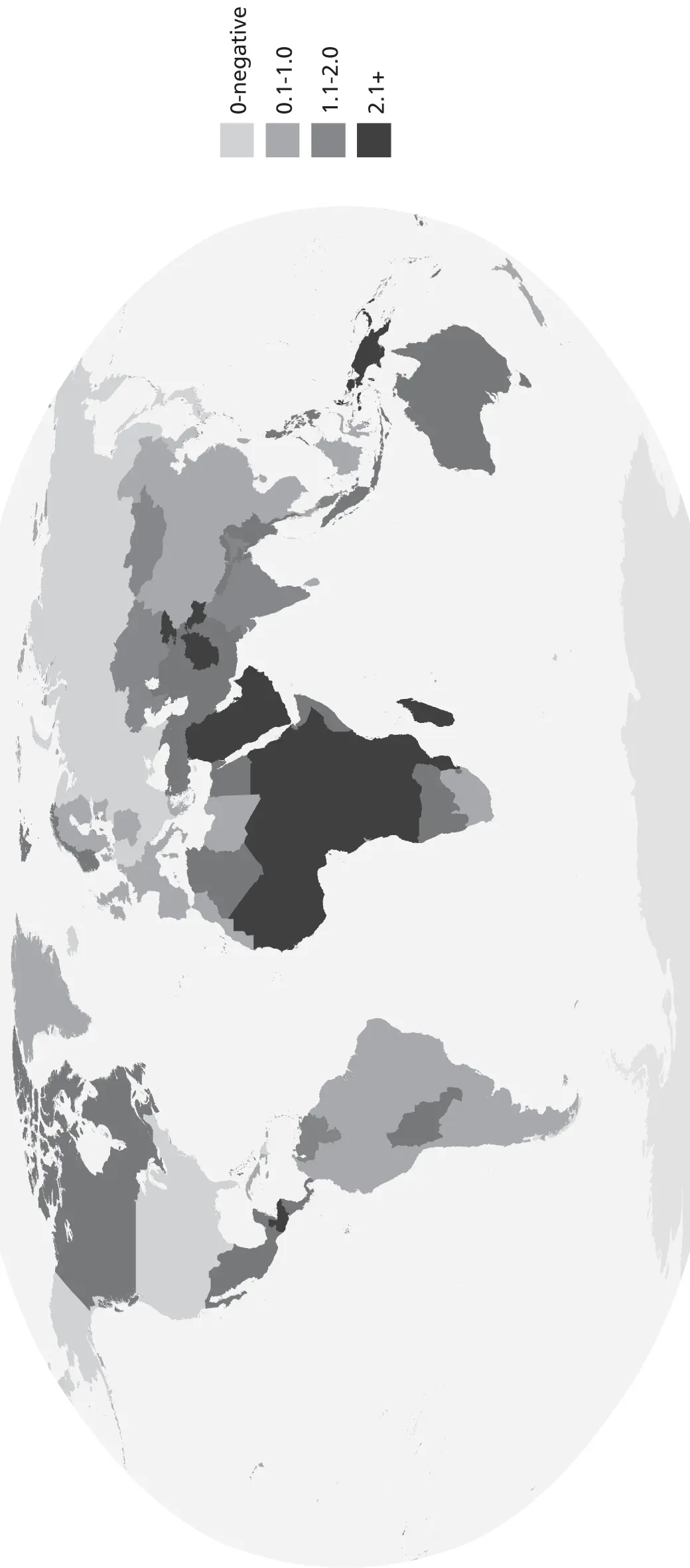 Figure 24 Population growth rates worldwide by country Source Data from - фото 9