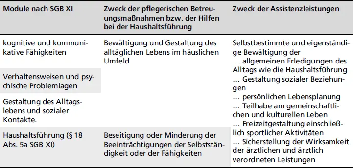 Module nach SGB XIZweck der pflegerischen Betreuungsmaßnahmen bzw der Hilfen - фото 24