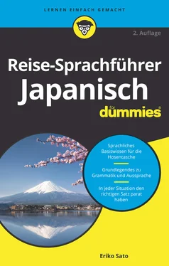 Eriko Sato Reise-Sprachführer Japanisch für Dummies обложка книги