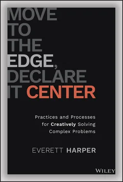 Everett Harper Move to the Edge, Declare it Center обложка книги