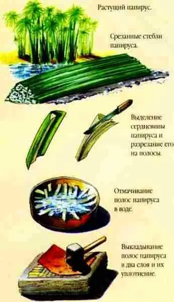 Изготовление папируса Принадлежности для письма Именно религия определила - фото 28