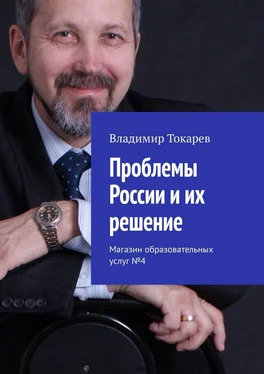 Владимир Токарев Проблемы России и их решение. Магазин образовательных услуг №4 обложка книги