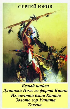 Сергей Юров Белый шайен. Длинный Нож из форта Кинли. Их мечтой была Канада. Золото гор Уичита. Токеча обложка книги