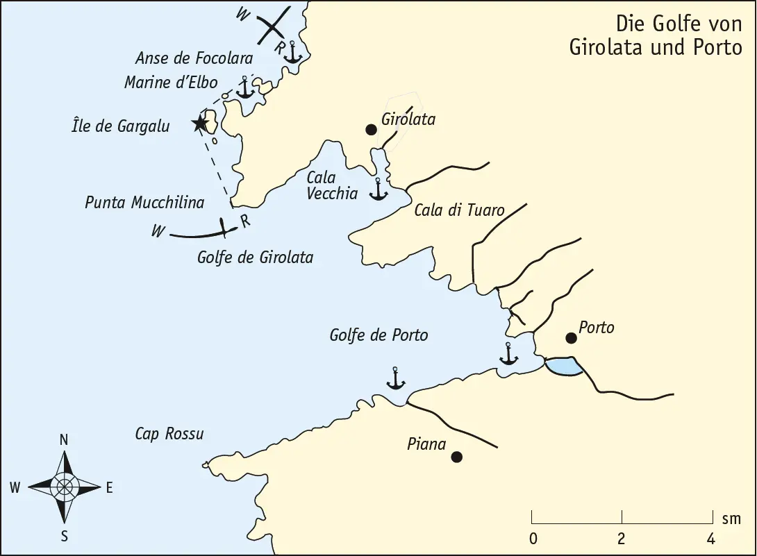 Der nur etwa 100 m lange Strand am Ende der Bucht wird von steil aufragenden - фото 42