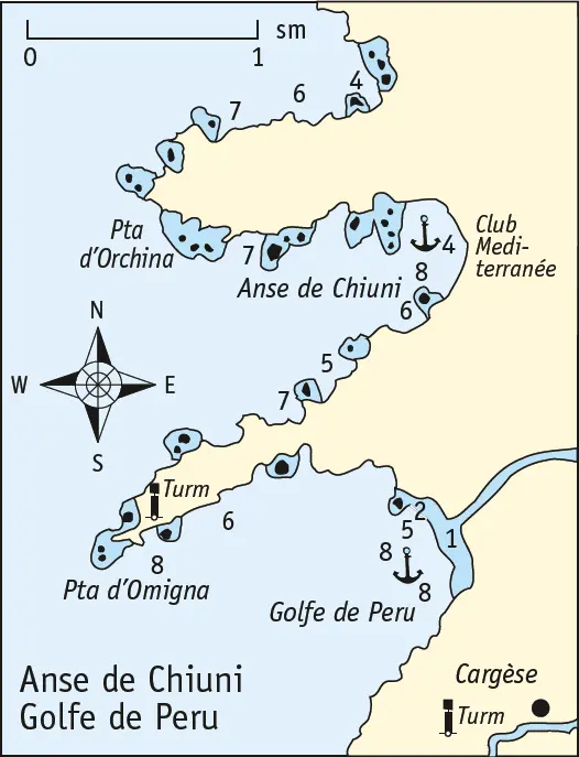 Entfernungenvon Calvi 31 sm von Ajaccio 24 sm Cargèse4208N 00836E - фото 49