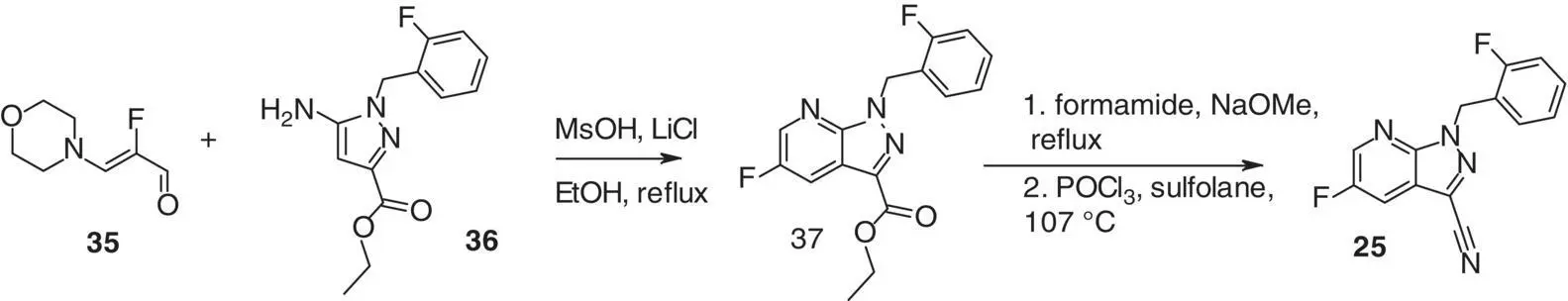 Scheme 34 Development route to key intermediate 25 Scheme 35 Optimized - фото 38