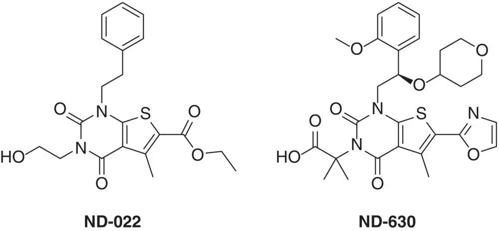 Figure 22 Structures of ND022 and ND630 232 Optimizing Selectivity in - фото 3
