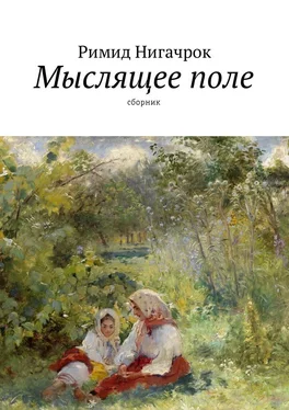 Римид Нигачрок Мыслящее поле. Сборник обложка книги