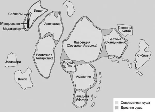 Реконструкция Родинии 11млрд лет назад Впрочем магнитный справочник - фото 3