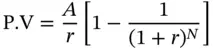 The present value of the perpetuity can be found by letting N tend to infinity - фото 75