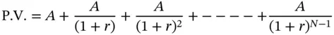 Therefore The present value of an annuity due that makes N payments is - фото 66