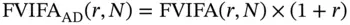 The future value of an annuity due that makes N payments is higher than that of - фото 72