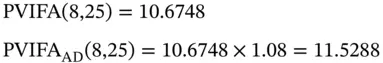 Thus the present value of the annuity due is Future Value - фото 68