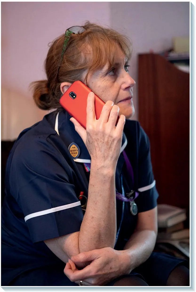 Figure 91 A mobile phone is a key piece of District Nursing equipment - фото 28