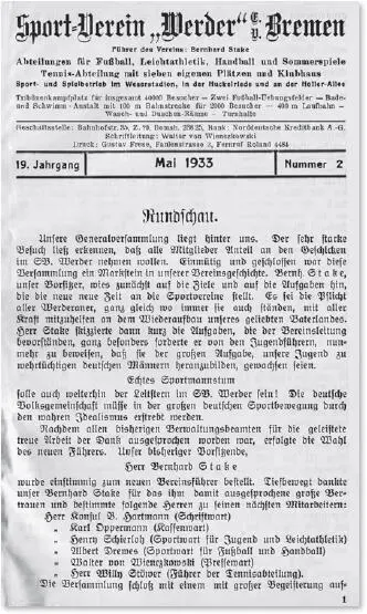 Die Titelseite der VNAusgabe von Mai 1933 in deren Rundschau keine Fragen - фото 19