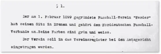 Ausschnitt aus der ersten schriftlich überlieferten auf der Generalversammlung - фото 8