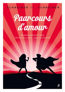 Schreiber vs. Schneider Paarcours d'amour обложка книги