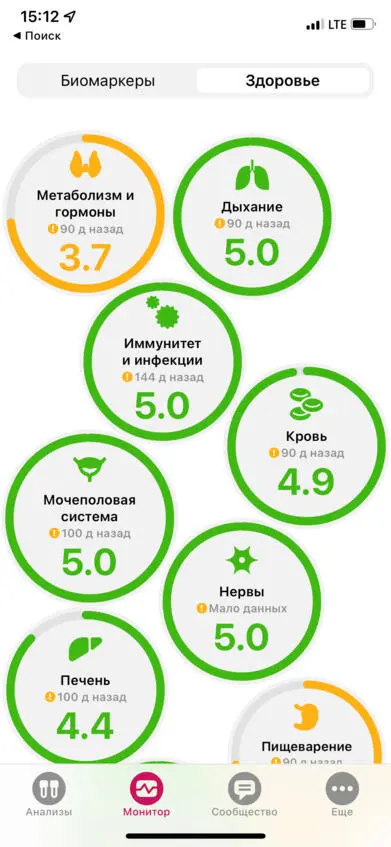 После получения результатов я заношу их в специальное приложение в смартфоне - фото 1