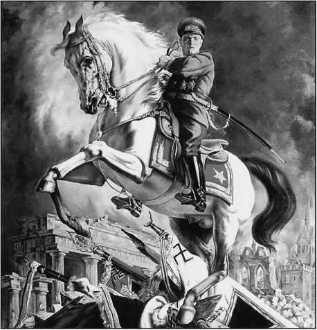 Портрет ГК Жукова Художник В Яковлев Народный художник РСФСР член Академии - фото 399