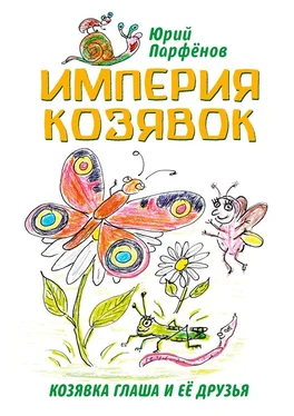 Юрий Парфёнов Империя козявок. Козявка Глаша и её друзья обложка книги