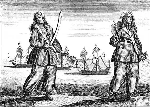 Женщиныпираты Анни Бонни и Мэри Ред Пират высаженный на необитаемый - фото 24