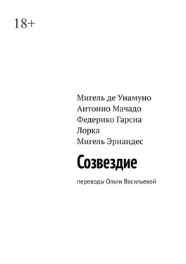 Мигель Унамуно Созвездие. Переводы Ольги Васильевой обложка книги