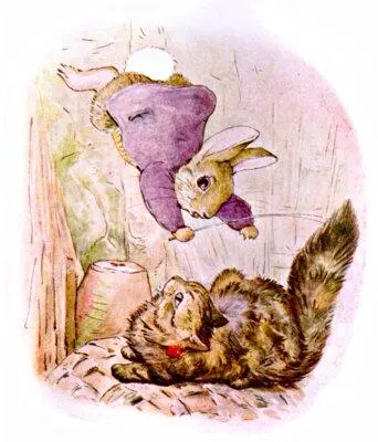 Old Mr Bunny had no opinion whatever of cats He took a tremendous jump off - фото 103