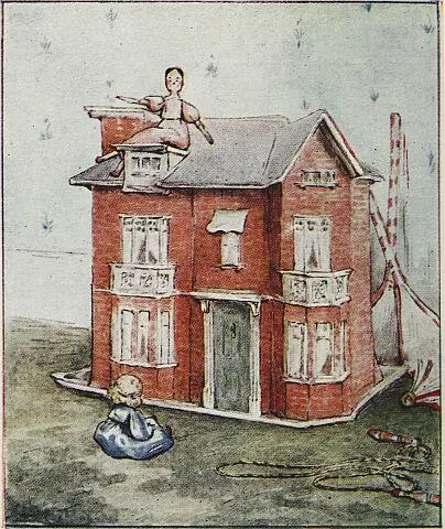ONCE upon a time there was a very beautiful dollshouse it was red brick with - фото 109