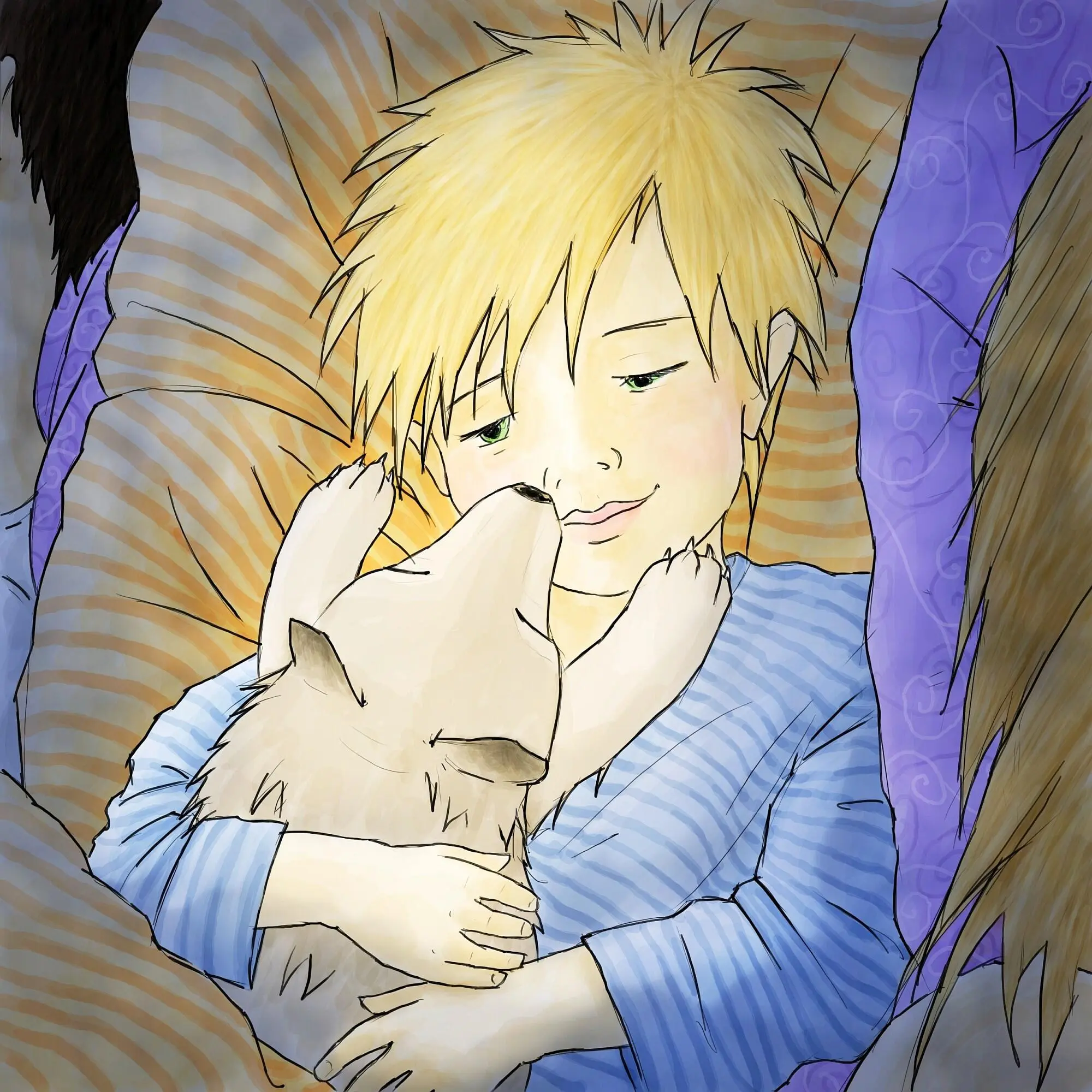 Schlaf gut kleiner Wolf Sleep tight little wolf Конец - фото 33