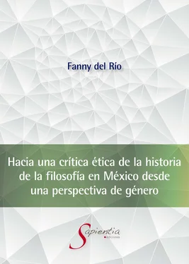 Fanny Antonia Del Río López Hacia una crítica ética de la historia de la filosofía en México desde una perspectiva de género обложка книги