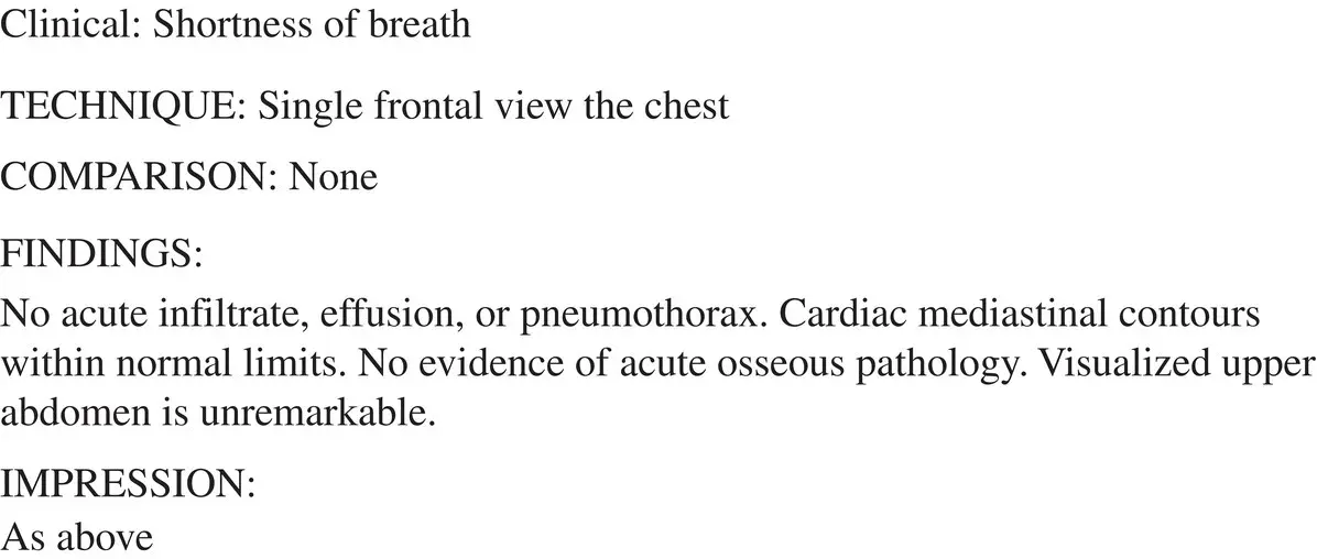 FIGURE 17 Radiological reading of chest xray normal FIGURE 18 Head - фото 9