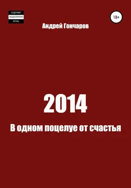 Андрей Гончаров 2014. В одном поцелуе от счастья обложка книги