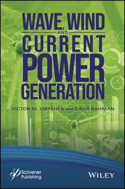 Victor M. Lyatkher Wave, Wind, and Current Power Generation обложка книги