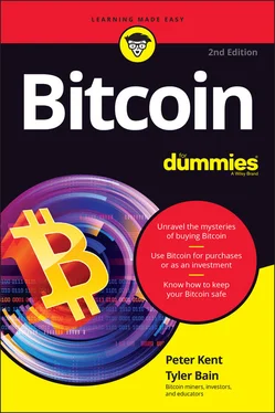 Peter Kent Bitcoin For Dummies обложка книги