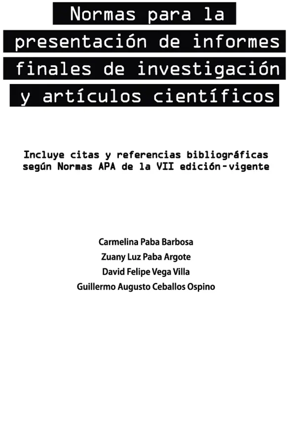 Catalogación en la publicación Biblioteca Nacional de Colombia Normas para la - фото 1