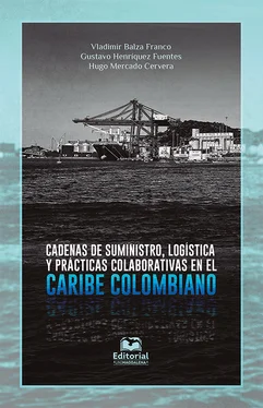 Vladimir Balza Franco Cadenas de suministro, logística y prácticas colaborativas en el Caribe colombiano обложка книги