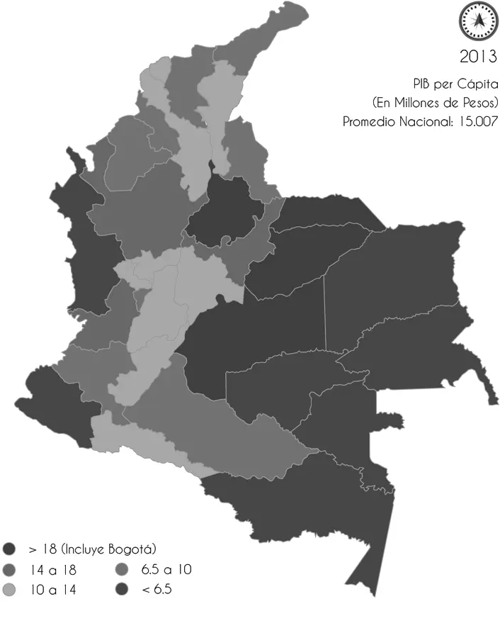 Figura 4a Distribución del pib per Cápita Fuente Adaptado de Propuesta de - фото 13