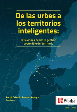 Ronal Orlando Serrano Romero De las urbes a los territorios inteligentes обложка книги