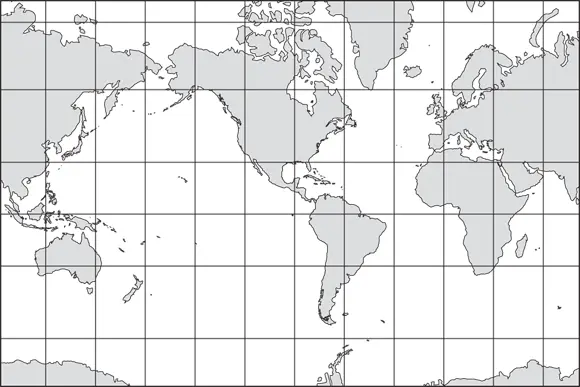 John Wiley Sons Inc FIGURE 45The Mercator projection Because of its - фото 60