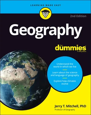 Jerry T. Mitchell Geography For Dummies обложка книги