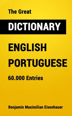 Benjamin Maximilian Eisenhauer The Great Dictionary English - Portuguese