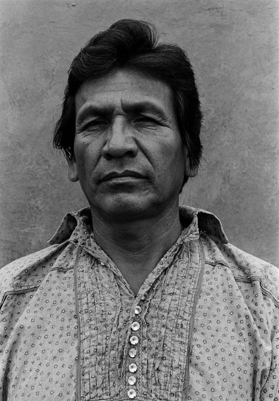 Retrato de hombre kikaapoa kikapú de El Nacimiento Múzquiz Coahuila Foto - фото 33