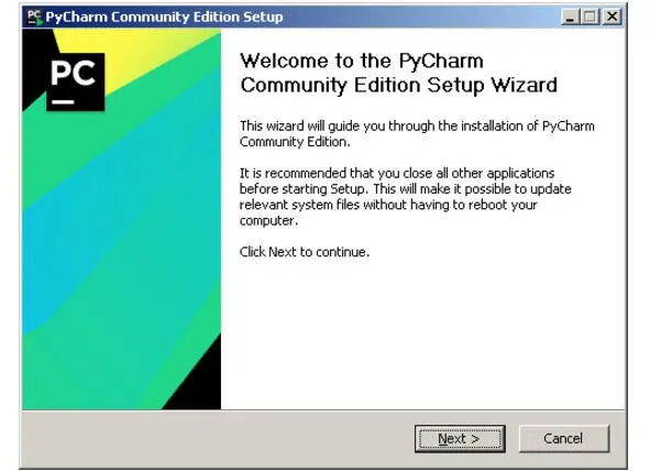 Рис 19Начальная заставка при инсталляции PyCharm Выберите путь установки - фото 9