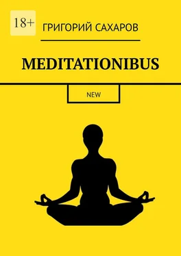 Григорий Сахаров Meditationibus. New обложка книги