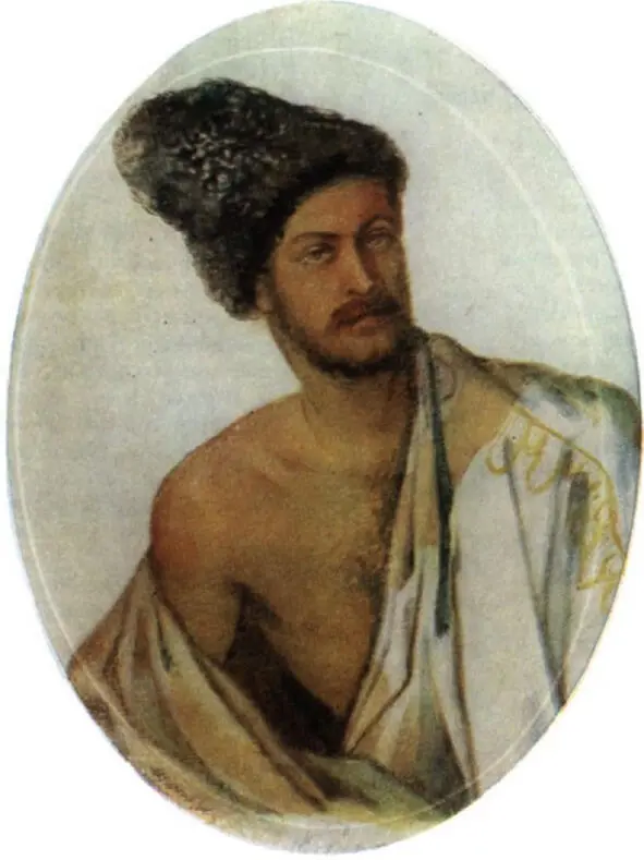 М Ю Лермонтов А А СТОЛЫПИНМОНГО Столыпин в костюме курда 1841 - фото 10